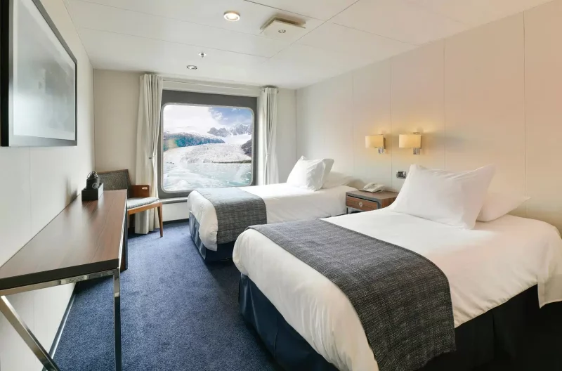 Australis Cruise - Middle Deck (Category AA)